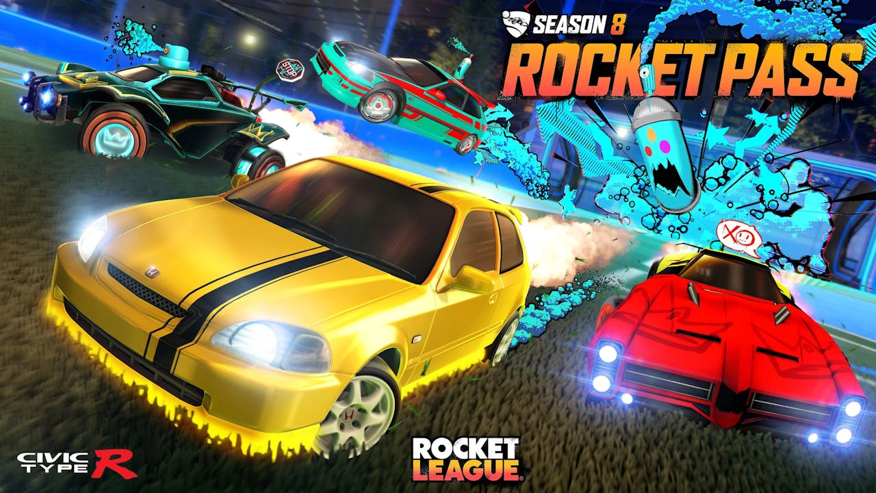 【ロケットリーグ】新シーズン「Season8」を発表――「ホンダ シビック Type R」「Sovereign Heights Arena」など人気車の登場・新アリーナの予告など のサムネイル